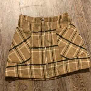 Plaid skirt